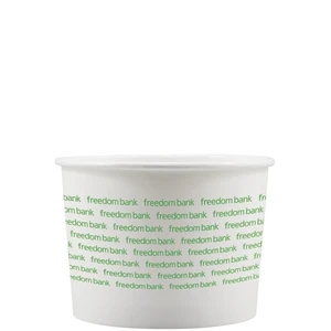 16 oz Paper Food Container - White - Tradition