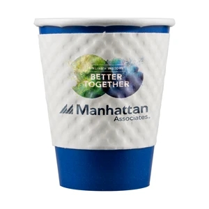 8/9 oz Beverage Wrap - White