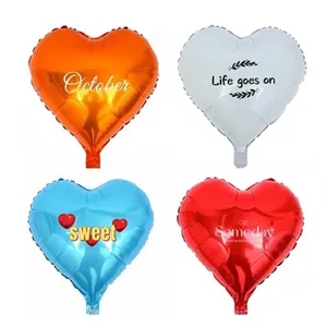 Heart Shaped Foil Balloons