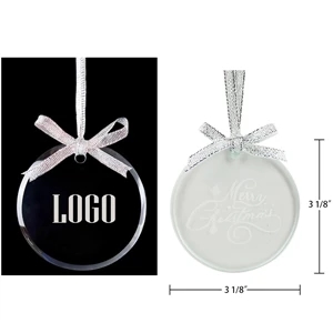 Clear Ornaments - Round