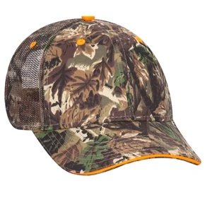 Otto Camouflage 6 Panel Low Pro Mesh Back Trucker Hat