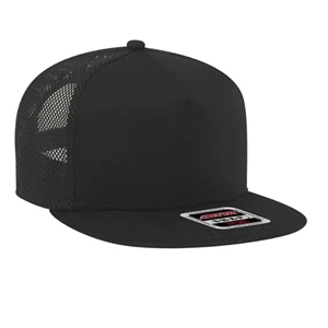 Otto 5 Panel Mid Pro Mesh Back Trucker Snapback Hat