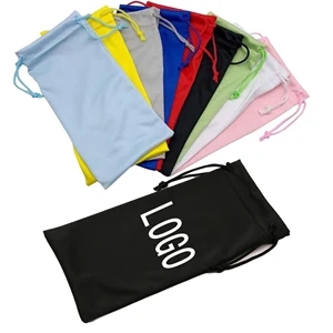 Microfiber Eyewear Bag With Drawstring