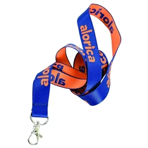 5/8" Woven Lanyard w/ Custom Logo