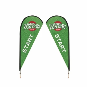 8.4ft Medium Drip Flag-Double Sided