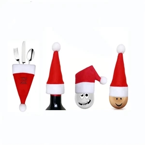 Tableware Fork Set Christmas Hat