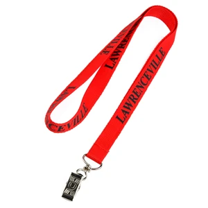 3/8" Polyester Lanyards, Custom Printed ID Badge Holders