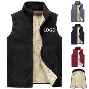 Men's Sleeveless Fleece Vest Jacket