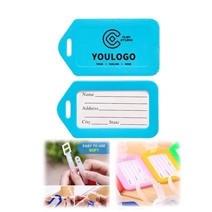 Colored Plastic Travel Flight Luggage Tag