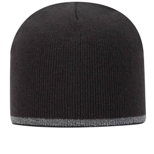 Otto 9" Classic Knit Beanie w/ Reflective Stripe