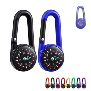 Carabiner With Compass