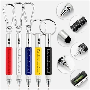 6-In-1 Small Metal Tech Tool Ballpoint Pen