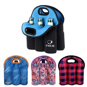 Six Pack Bottle Can Tote Bag Cooler