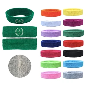 Sports Sweatband with Direct Embroidery