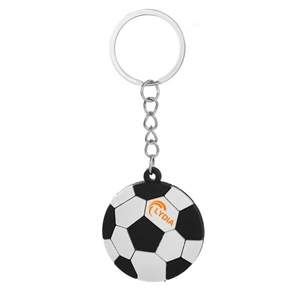 Stress Soccer Keychain