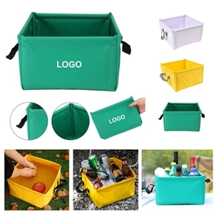 Collapsible Portable Container Storage Bucket