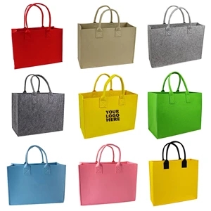 Custom Felt Tote Shopping Bag