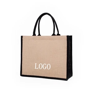 Burlap Jute Tote Gift Bag