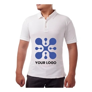 Custom Logo Custom Polo Shirt - Printed Front only