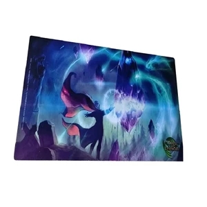 Rectangular Mouse Pad with Rubber Bottom