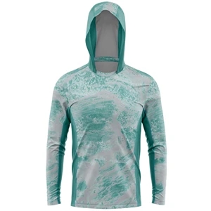 Crevalle 145 GSM men's fishing mesh Hoodie, UPF 30+