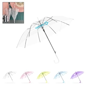 Clear Auto Open Stick Umbrella