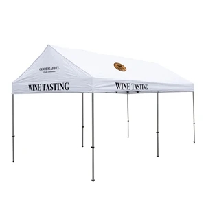 10' x 20' Gable Tent Kit (Full-Color Imprint, 4 Locations)