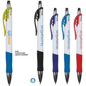 White Pen w/ Colored Gripper