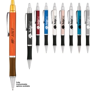 Metallic Pen w/ Black Gripper
