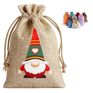 Medium Natural Burlap Pouches