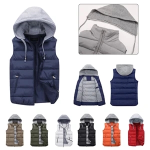 Men's Hooded Puffer Vest