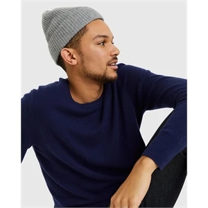 Mongolian Cashmere Ribbed Beanie