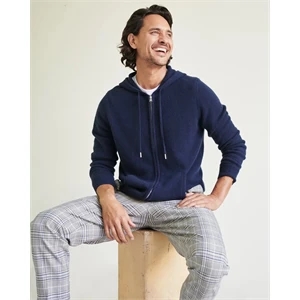 Men's Mongolian Cashmere Full-Zip Hoodie