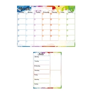 Dry Erase Fridge Magnetic  White Board Calendar