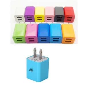 USB Dual Port Wall Charger Adapter