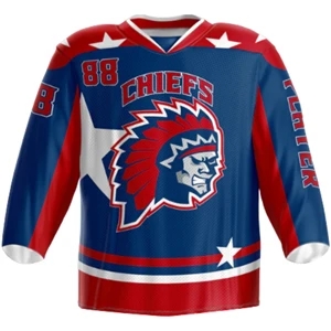 Youth Sublimated Elite V-Neck Ice Hockey Jerseys