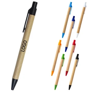 Enverimental Kraft Paper Press Ball Point Pen