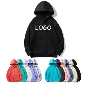 Custom Logo Pullover Hooded Sweatshirt