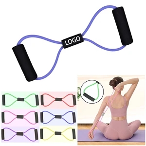 8 Shaped Yoga Elastic Fitness Stretch Pulling Rope