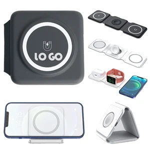 3 In 1 Foldable Magnetic Wireless Charger