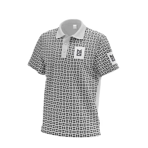 Custom Logo Custom Men's Polo Shirt Micro Mesh