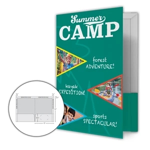 Specialty Folder - 2 Pockets - 3 Reinforced Edges