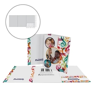 Tri-Panel Folder with 1 Pocket on Right Panel