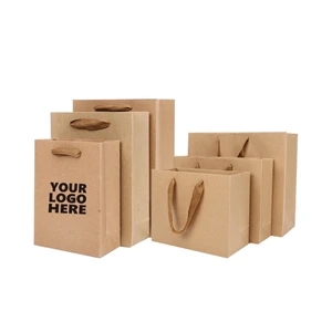 KMOQ50 Kraft Paper Bags with Handle