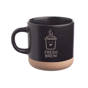 11 oz. Petite Speckled Clay Ceramic Mug (1 Color Imprint)