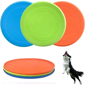 7 Inch Interactive Lightweight Flying Disc Frisbees Dog Toy