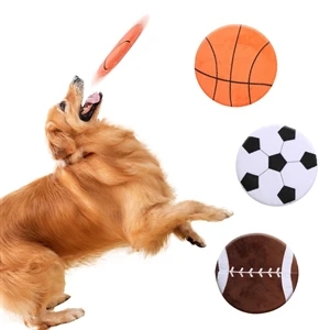 Dog Sound Bite-resistant Spherical Toy Frisbee