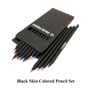 Black Skin Colored Pencil Set