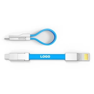 3 in 1 Keychain Magnetic USB Cable