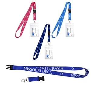 Custom Logo Detachable Badge Lanyard